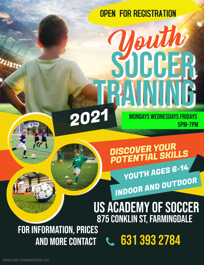 Copy of Soccer Camp Flyer Poster Template - Made with PosterMyWall