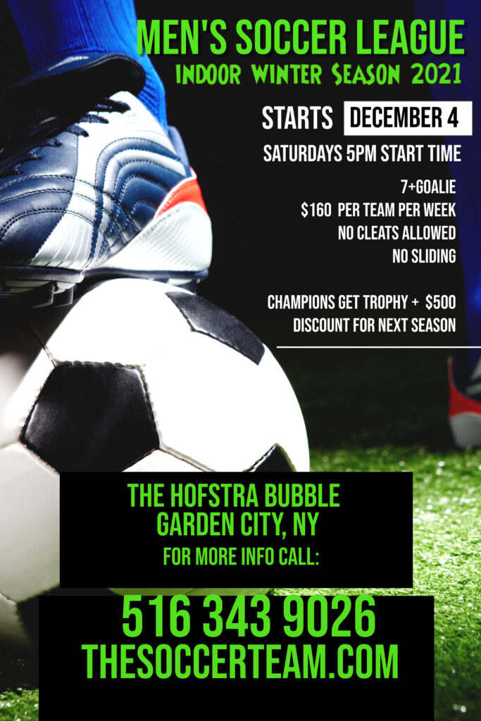 Copy of Soccer game flyer template (1)