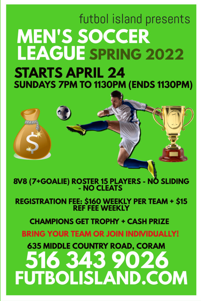 CORAM MEN’S SOCCER WINTER SEASON 2022