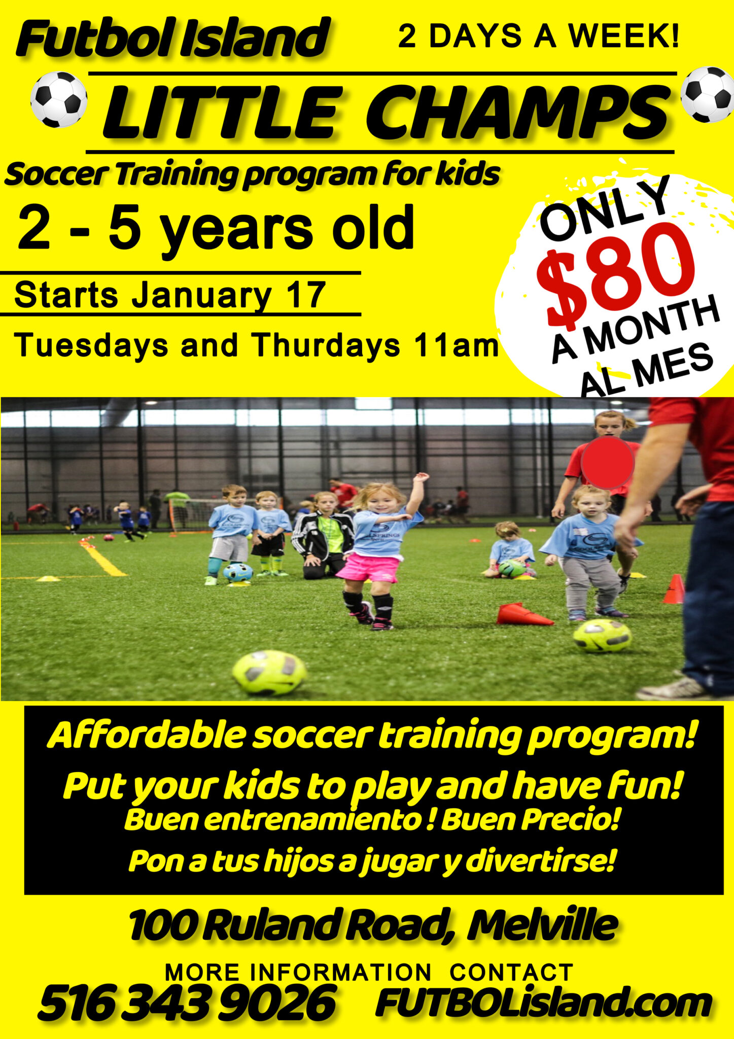 LITTLE CHAMPS 25 YEARS OLD TRAINING PROGRAM