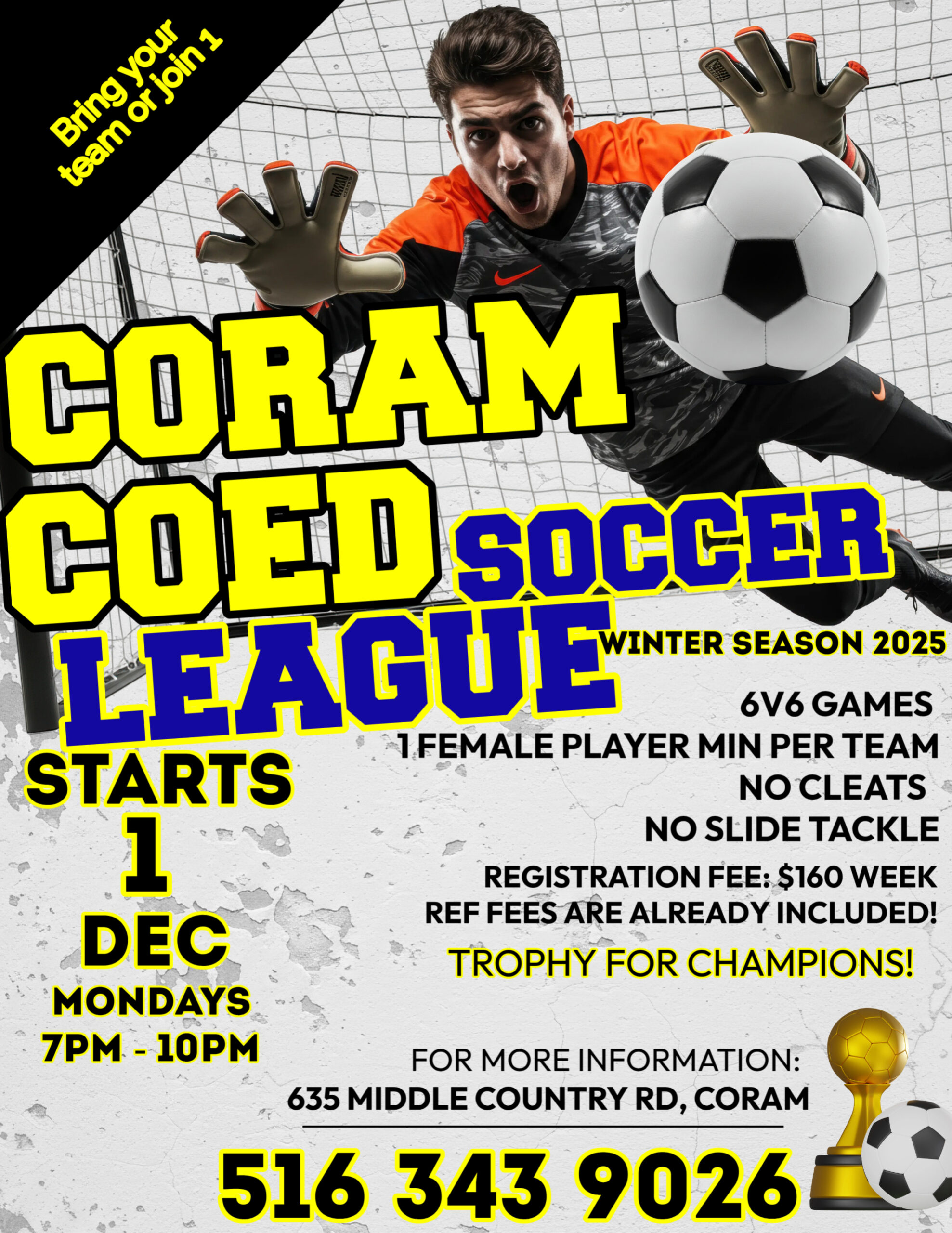 White Grunge Goalkeeper Poster (1) (1)