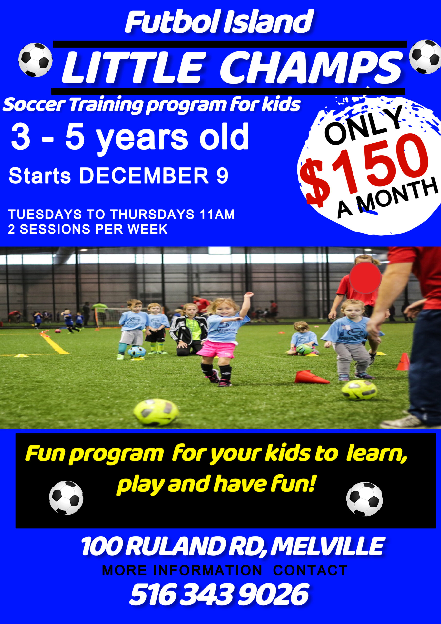 Soccer training program little champs